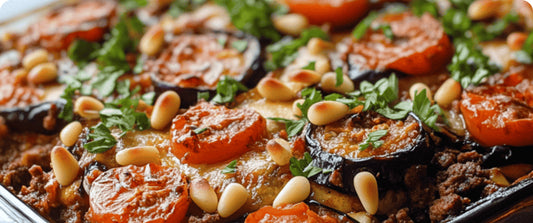 Egyptian Moussaka (Eggplant and Beef Casserole)