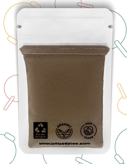 The back of a Bebe Spice Allspice Powder packet