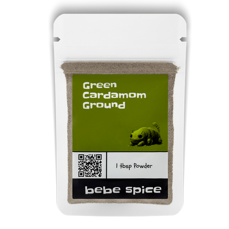 Decorticated Gren Cardamom Seed Powder, Organic - Bebe Spice