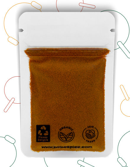 The back of a Bebe Spice Sweet Paprika packet