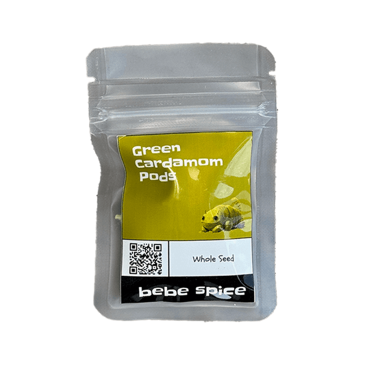 Green Cardamom Pods, Whole, Organic - Bebe Spice