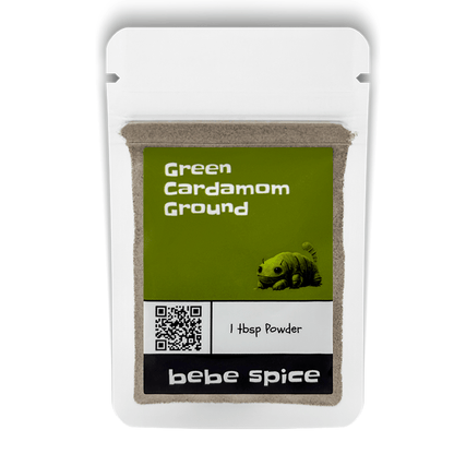 Decorticated Gren Cardamom Seed Powder, Organic - Bebe Spice
