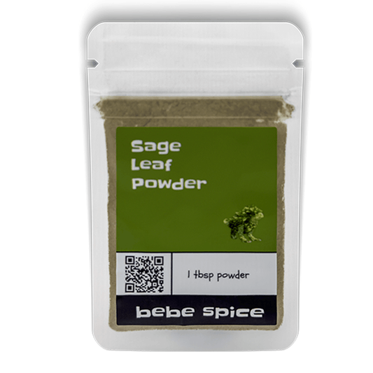 Sage Leaf, Ground, Organic - Bebe Spice
